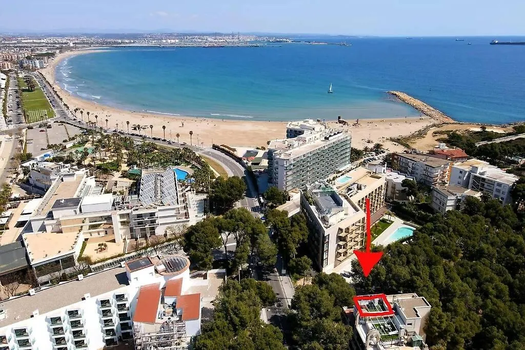 Barbacoa + Vistas Al Mar + Playa + Piscina. Apartment Salou